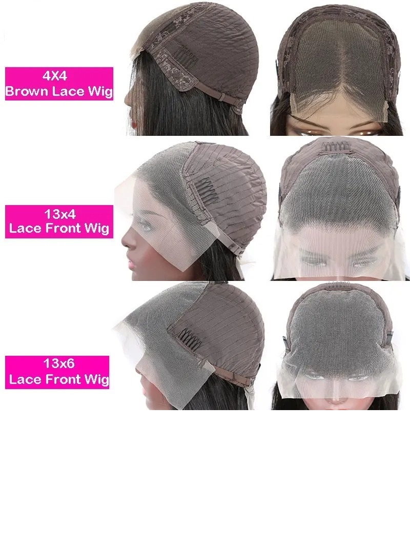 I&K Human Hair Lace Frontal Wigs 4X13 Deep Wave #4/27