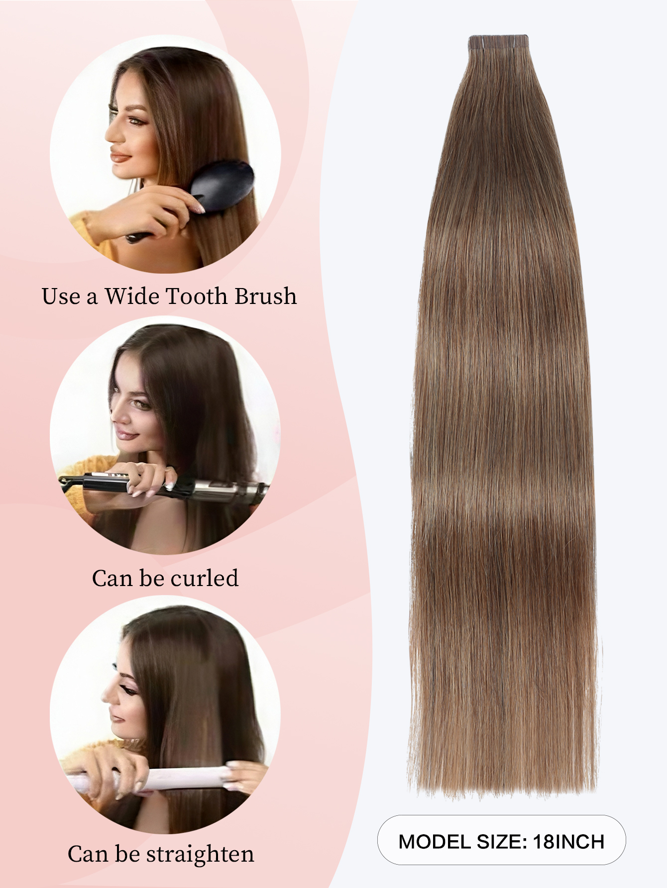 I&K Tape In Hair Extensions 20 pieces x 4cm