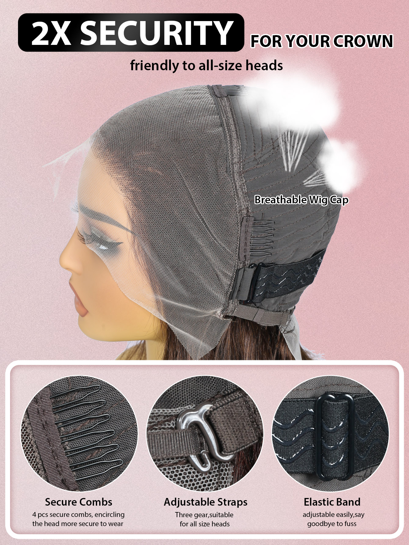 I&K Virgin Human Hair Frontal Lace wigs 13X4