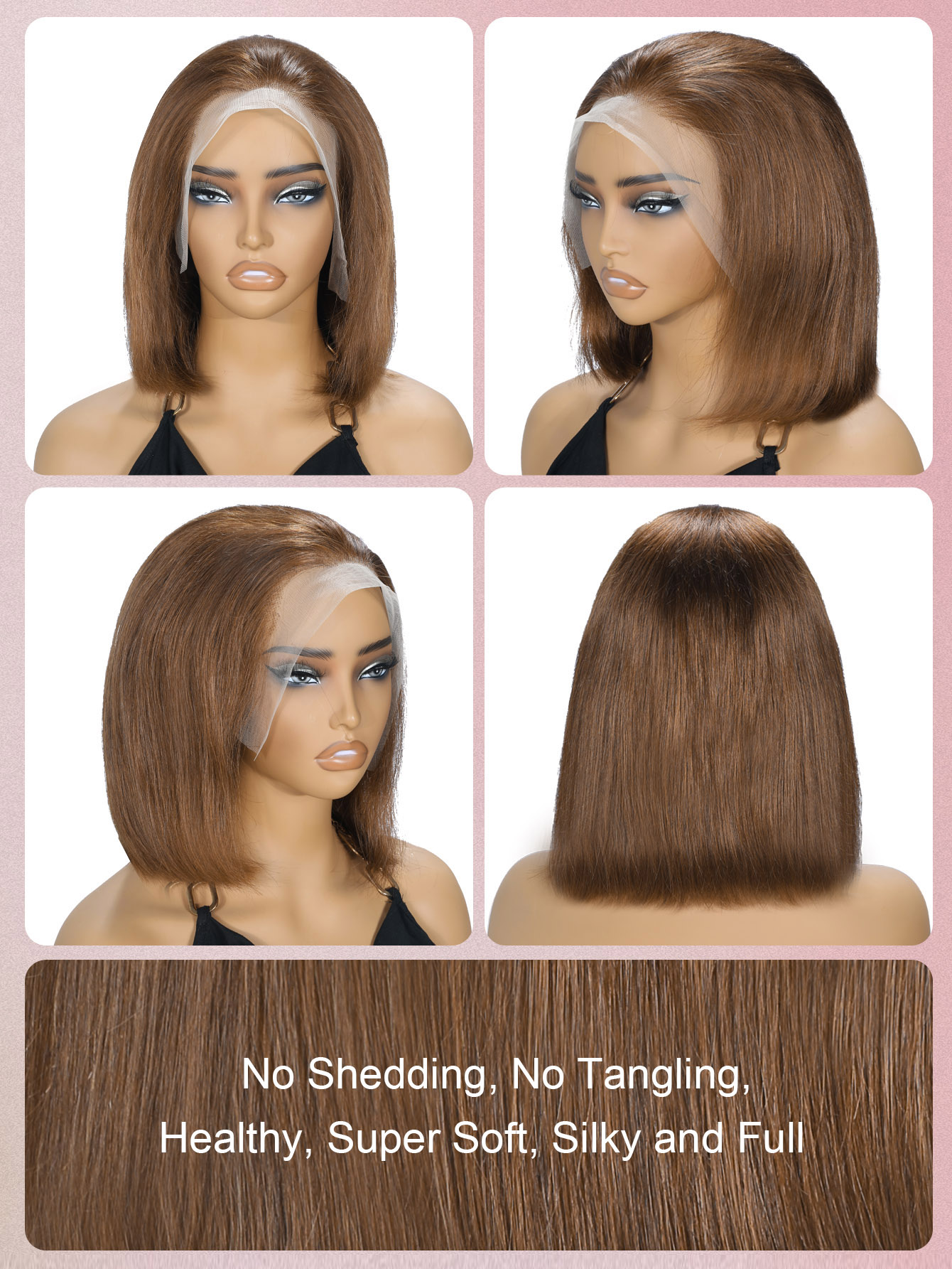 I&K Virgin Human Hair Frontal Lace wigs 13X4