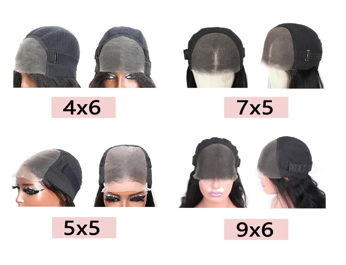 I&K Human Hair Lace Frontal Wigs 13X4 Straight #1B Natural Black