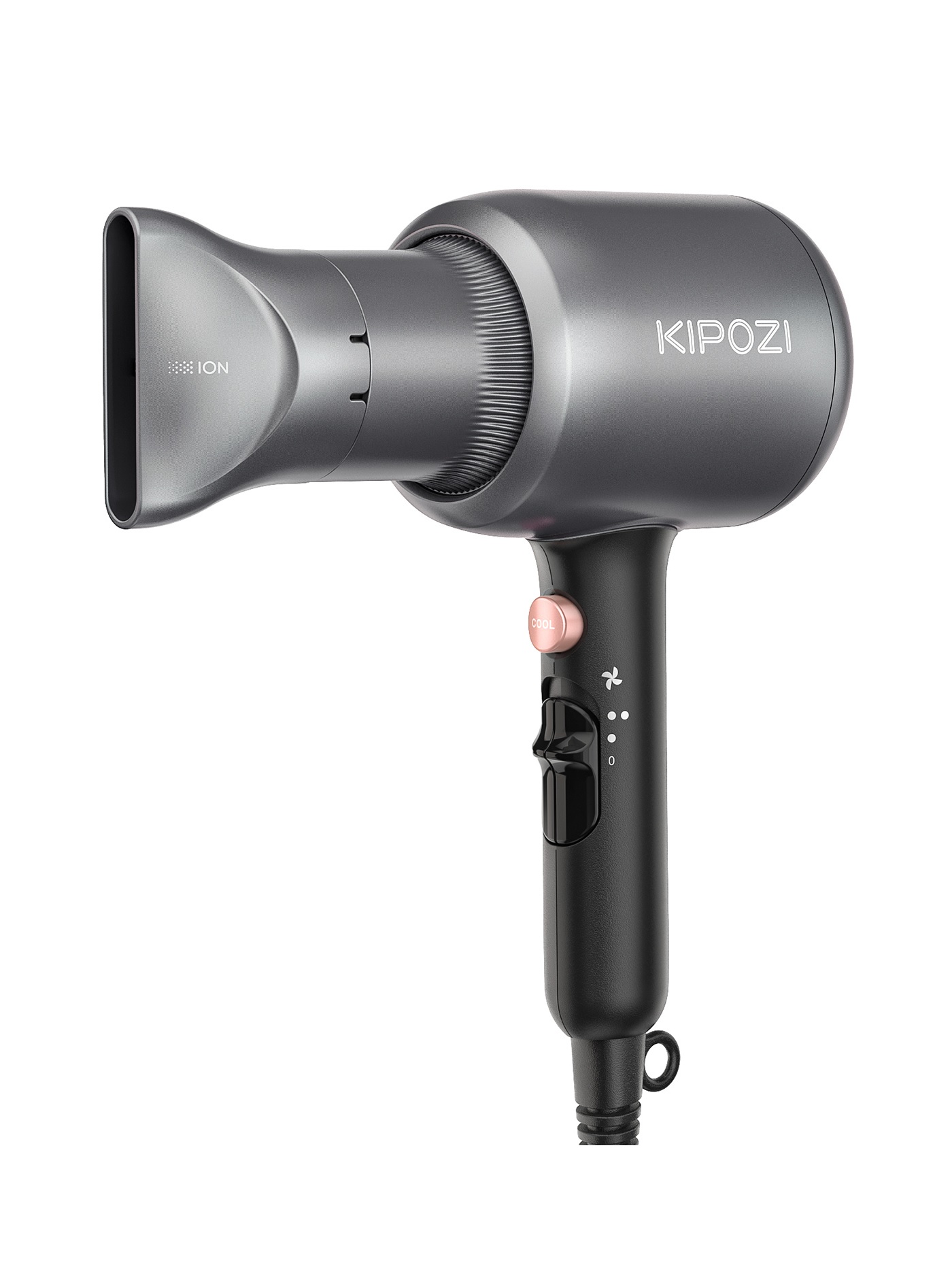 KIPOZI Professional Ionic Hair Dryer - Grey