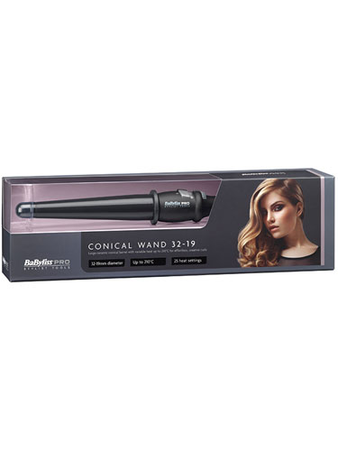 Babyliss Pro Black Conical Wand (32-19mm) BAB2281NBU