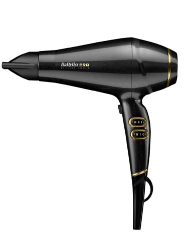 Babyliss Pro Keratin Lustre Hair Dryer Black Shimmer - BAB6395NBU