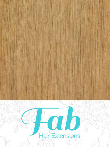 Fab Clip In Remy Hair Extensions - Full Head #20-Dark Blonde 15 inch