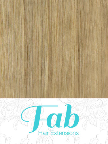 Fab Clip In Remy Hair Extensions - Full Head #10/16-Medium Ash Brown with Medium Blonde 22 inch