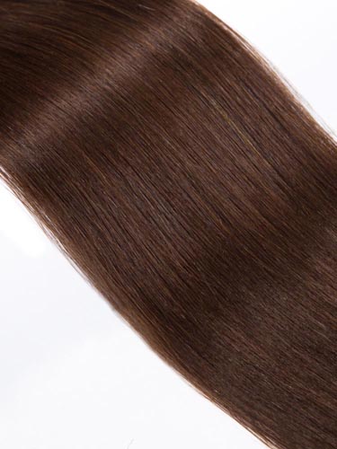 Fab Clip In Remy Hair Extensions - Full Head #4-Chocolate Brown 15 inch