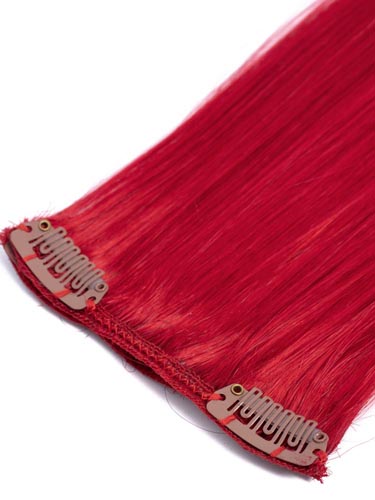 Fab Clip In Remy Hair Extensions - Full Head #Red 22 inch