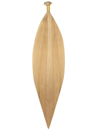 Fab Pre Bonded Flat Tip Remy Hair Extensions #12/16/613-Light Golden Brown/Sahara Blonde/Lightest Blonde Mix 20 inch 100g