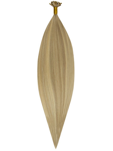Fab Pre Bonded Flat Tip Remy Hair Extensions #18/613-Ash Blonde with Lightest Blonde 20 inch 50g