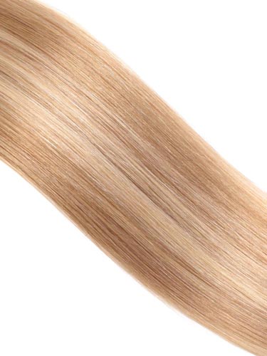 Fab Clip In Lace Weft Remy Hair Extensions (140g) #12/16/613-Light Golden Brown/Sahara Blonde/Lightest Blonde Mix 20 inch