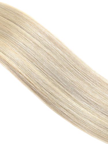 Fab Clip In Lace Weft Remy Hair Extensions (140g) #Grey Blonde with Lightest Blonde Mix 20 inch