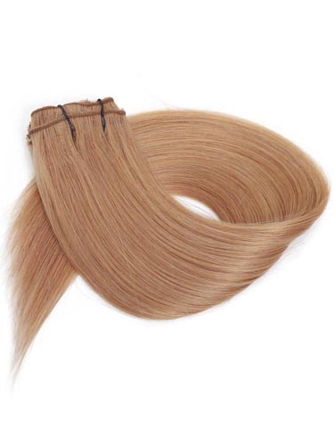 Fab Clip In Lace Weft Remy Hair Extensions (140g) #27-Strawberry Blonde 20 inch