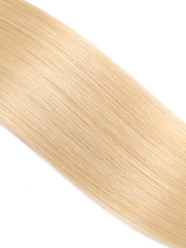 Fab Clip In Lace Weft Remy Hair Extensions (140g) #613-Lightest Blonde 20 inch