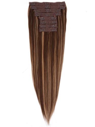 Fab Clip In Lace Weft Remy Hair Extensions (140g)