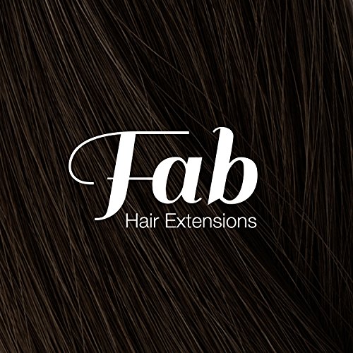 Fab Clip In One Piece Synthetic Hair Extensions 240g - Loose Waves #4-Chocolate Brown