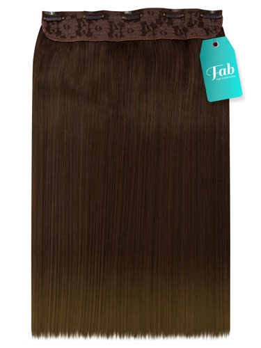 Fab Clip In One Piece Synthetic Hair Extensions - Straight