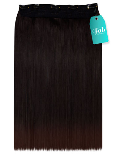 Fab Clip In One Piece Synthetic Hair Extensions - Straight