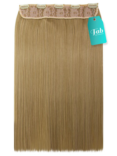 Fab Clip In One Piece Synthetic Hair Extensions - Straight #p60/12 18 inch