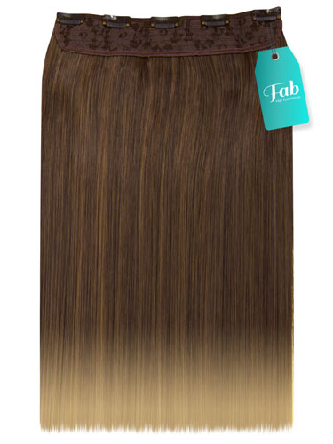 Fab Clip In One Piece Synthetic Hair Extensions - Straight