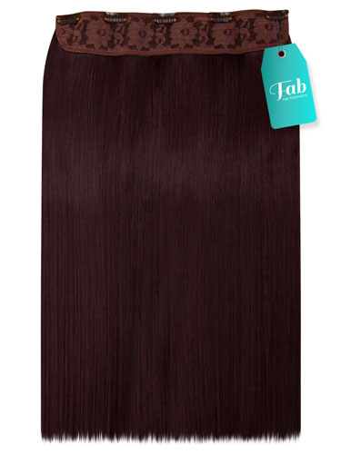 Fab Clip In One Piece Synthetic Hair Extensions - Straight