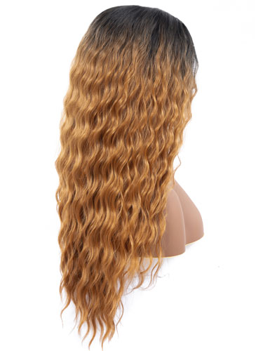 Fab Adella Mermaid Waves Natural Wig #T1B/27-Strawberry Blonde