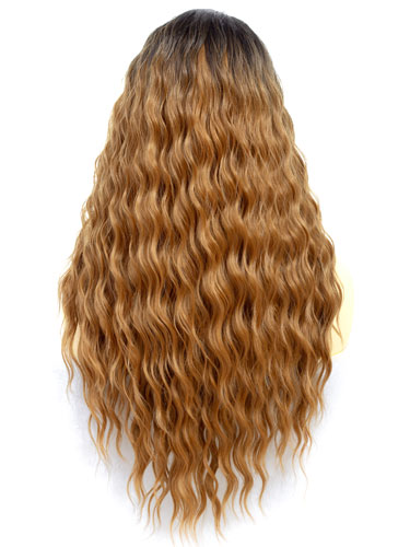 Fab Adella Mermaid Waves Natural Wig #T1B/27-Strawberry Blonde