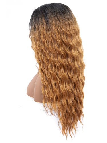 Fab Adella Mermaid Waves Natural Wig #T1B/27-Strawberry Blonde