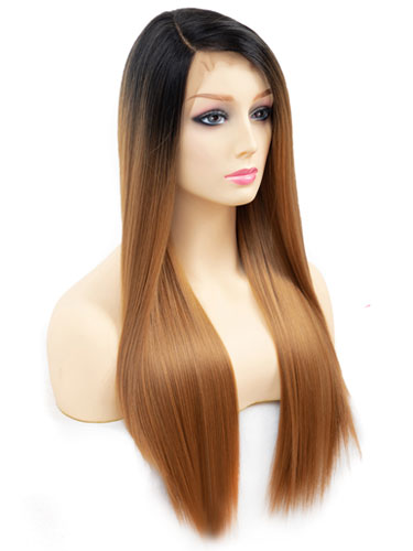 Fab Millie Super Sleek Straight Natural Wig #27-Strawberry Blonde