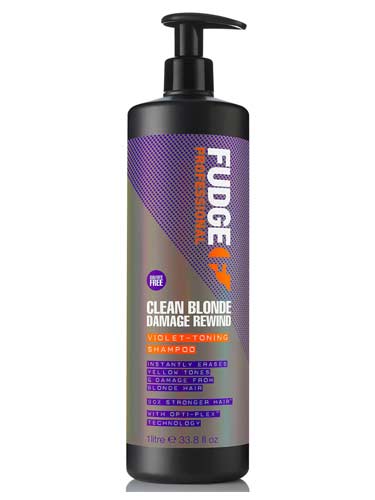 Fudge Clean Blonde Damage Rewind Shampoo 1000ml