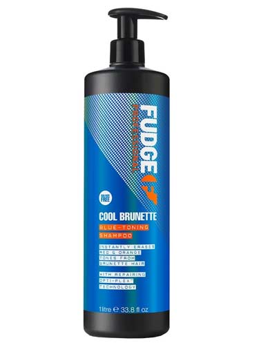 Fudge Cool Brunette Blue Toning Shampoo (1000ml)
