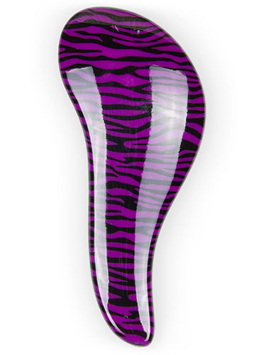 Ultimate Hair Detangling Brush Zebra Purple