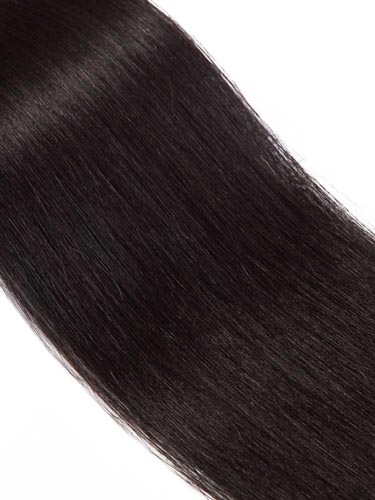 I&K Tape In Hair Extensions - 20 pieces x 4cm #1B-Natural Black 18 inch