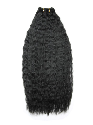 I&K Brazilian Deep Wave Virgin Human Hair Extensions 113g 18 inch #1-Jet Black