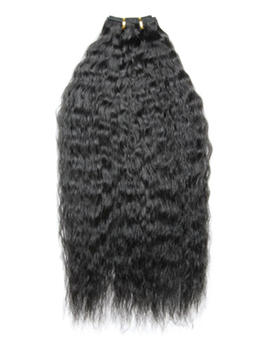 I&K Brazilian Deep Wave Virgin Human Hair Extensions 113g 18 inch #1B-Natural Black