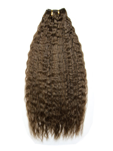 I&K Brazilian Deep Wave Virgin Human Hair Extensions 113g 18 inch #4-Cholocate Brown