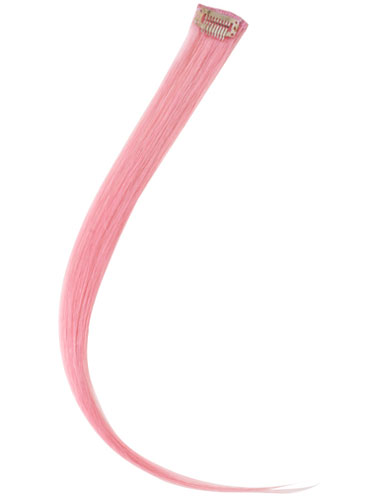 I&K Clip In Human Hair Extensions - Highlights #Light Pink 18 inch