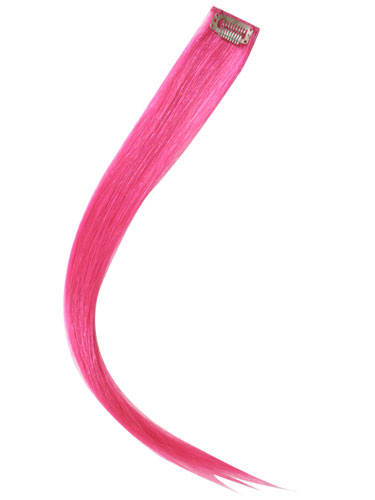 I&K Clip In Human Hair Extensions - Highlights #Pink 18 inch