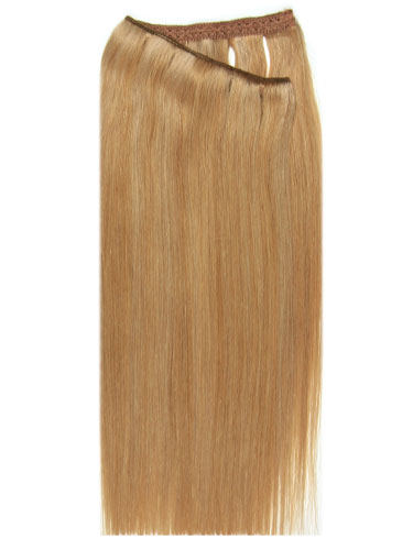 I&K Wire Quick Fit One Piece Human Hair Extensions #10/16 18 inch