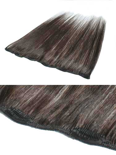 I&K Clip In Human Hair Extensions - Quick Length Piece