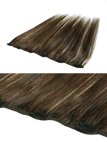 I&K Clip In Human Hair Extensions - Quick Length Piece