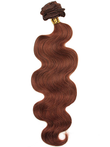 I&K Gold Clip In Body Wave Human Hair Extensions - Full Head