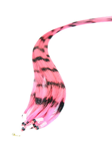I&K Micro Loop Ring Feather Hair Extensions #Pink