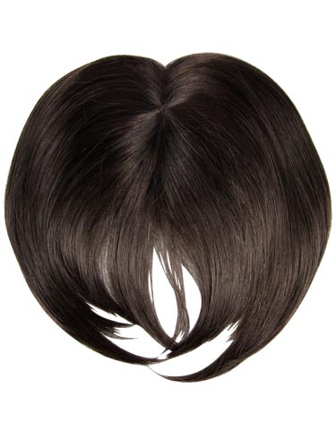 I&K Clip In Synthetic Hair Fringe #R4-Midnight Brown