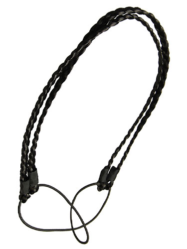 I&K Dual Braided Hair Headband #R1-Black Expresso