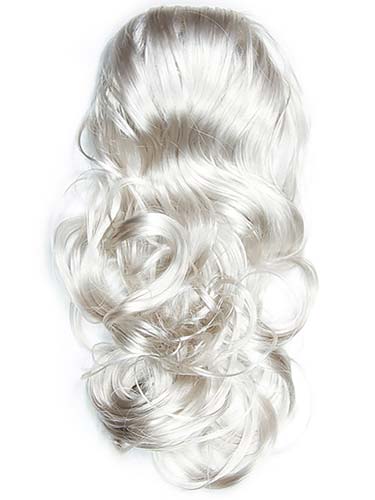 I&K Clipin ponytail Tonga #R60-Snow White