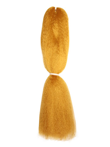 I&K Kanekalon Jumbo Braid - Braiding Hair #JB-P144-Vivid Orange Yellow