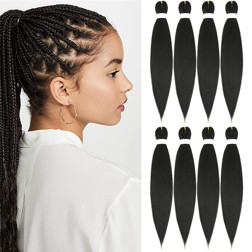 Ombre Braiding Synthetic Hair Extension for Crochet Box Braids Twist Long  Fishtail Ponytail 24 Inches 