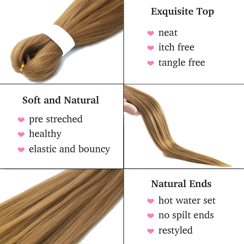 I&K Braiding Hair Soft Yaki 8 Packs 26 Inch - #27 - Hairtrade