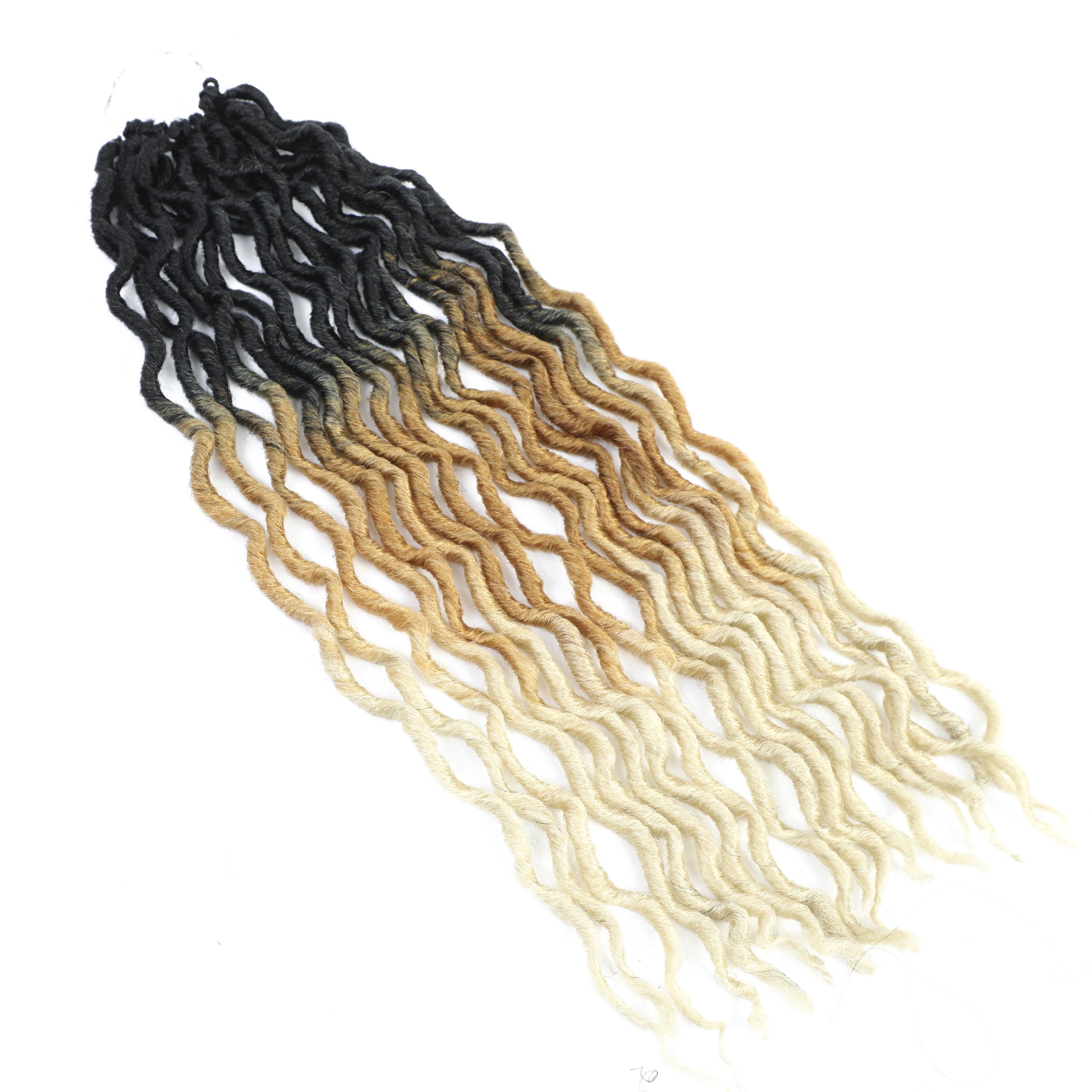 Gypsy Locs Crochet Faux Locs Braiding Hair 6pack 18inch - #T1B/27/613